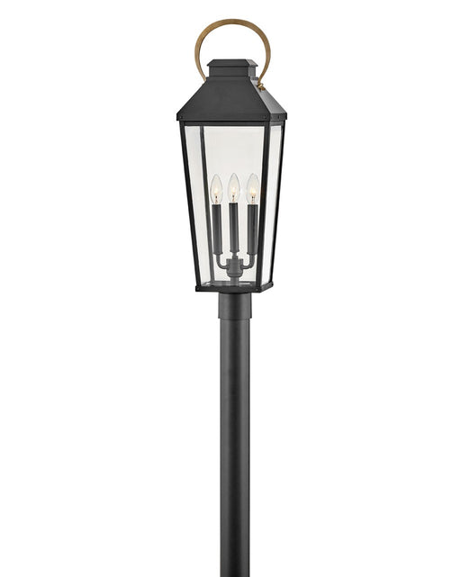 Dawson LED Post Top or Pier Mount in Black