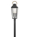 Dawson LED Post Top or Pier Mount in Black