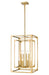 Easton Eight Light Chandelier in Rubbed Brass by Z-Lite Lighting
