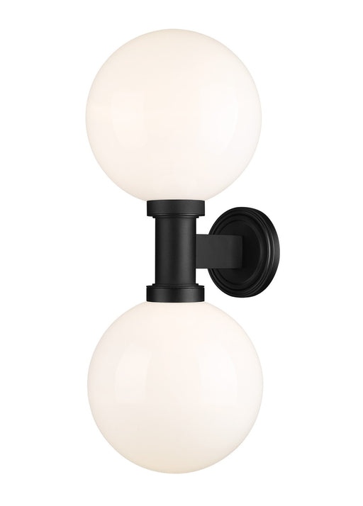 Laurent Two Light Outdoor Wall Sconce in Black by Z-Lite Lighting