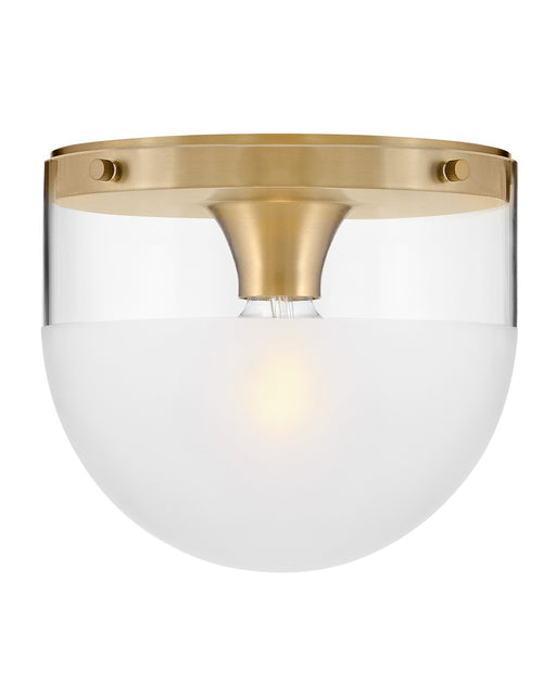 Beck LED Flush Mount in Lacquered Brass by Hinkley Lighting