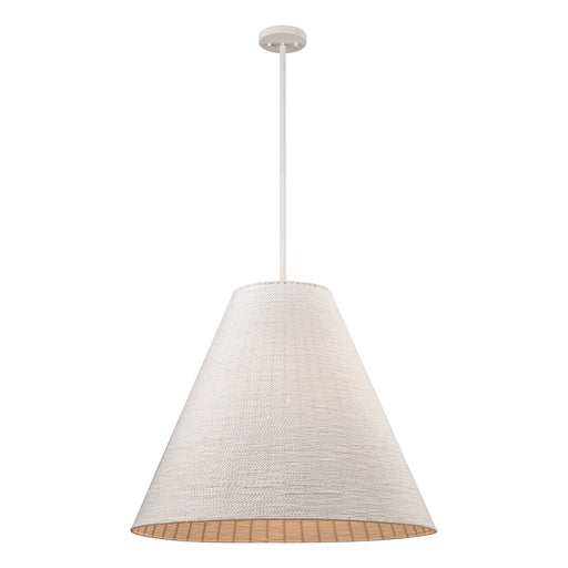 Sophie Four Light Pendant in White Coral