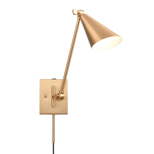 Whitmire One Light Wall Sconce in Brushed Gold