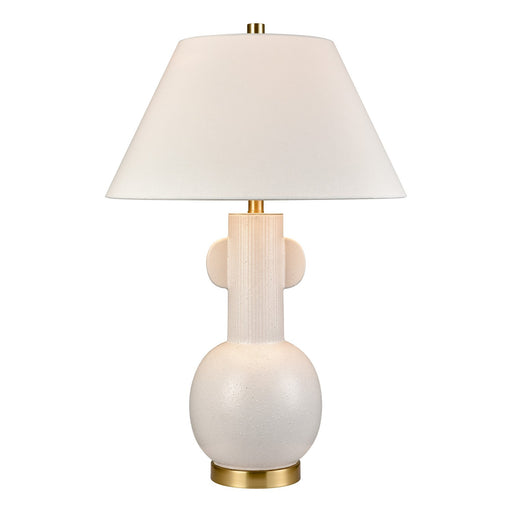 Avrea One Light Table Lamp in White