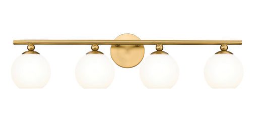 Neoma Four Light Vanity in Modern Gold by Z-Lite Lighting