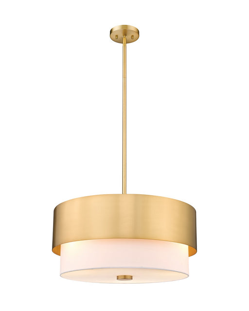 Counterpoint Three Light Pendant in Modern Gold by Z-Lite Lighting