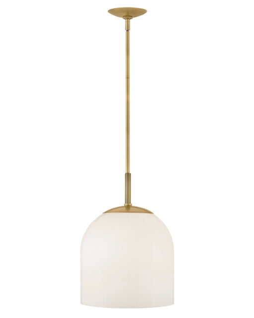 Willa LED Convertible Pendant in Heritage Brass by Hinkley Lighting