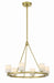 Aragon LED Chandelier in Soft Brass by Crystorama - MPN ARA-10264-SB-ST