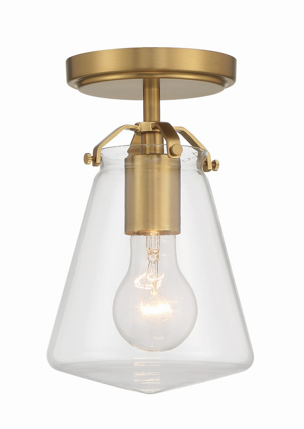 Voss 1-Light Semi-Flush Mount in Luxe Gold by Crystorama - MPN VSS-7002-LG_CEILING