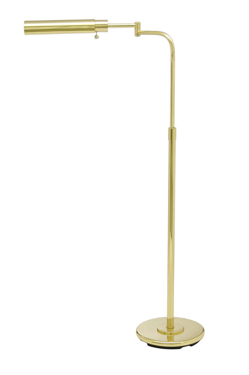 Home Office Polished Brass Floor Lamp