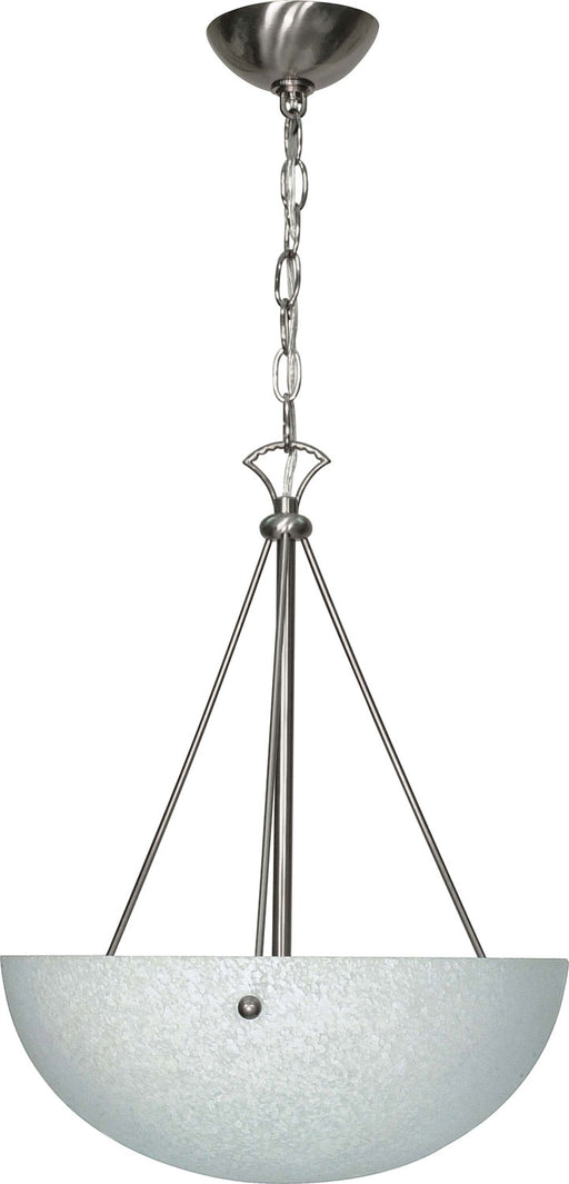 South Beach 3-Light 15" Pendant with Water Spot Glass - Lamps Expo