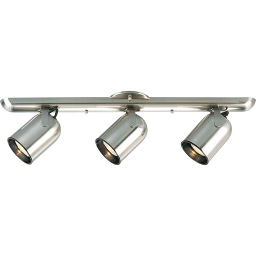 3-Light Multi Directional Roundback Wall/Ceiling Fixture in Brushed Nickel