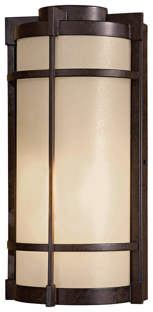 Andrita Court 1 Light Pocket Lantern in Textured French Bronze - Lamps Expo
