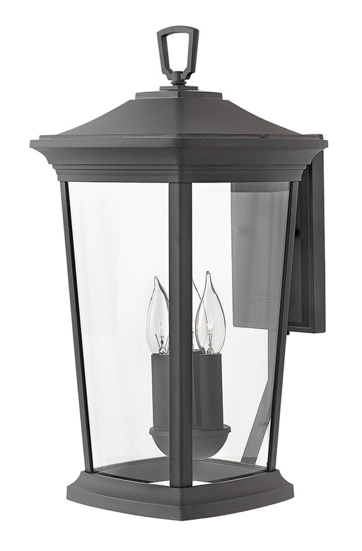 Bromley Large Wall Mount Lantern in Museum Black