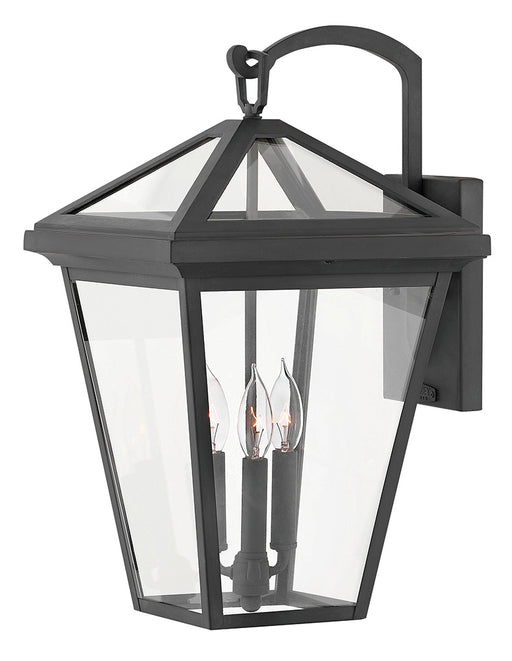 Alford Place Large Wall Mount Lantern in Museum Black