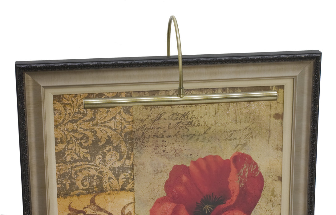 Advent Profile 16 Inch Antique Brass Picture Light