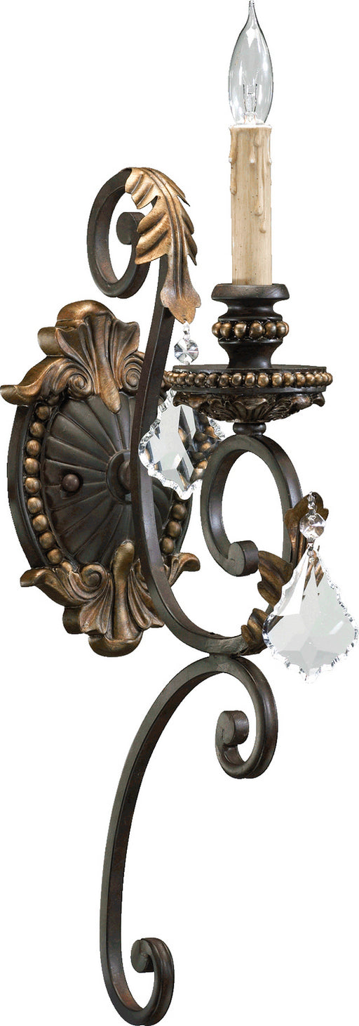 Rio Salado Traditional Wall Mount in Toasted Sienna With Mystic Silver