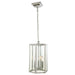 George 3-Light Pendant in Polished Nickel