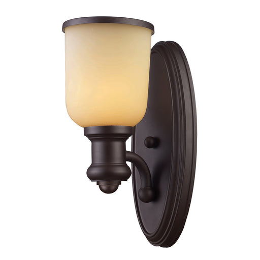 Brooksdale 1-Light Wall Lamp in Oiled Bronze