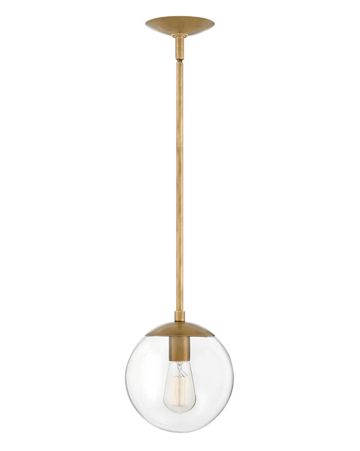 Warby Small Pendant in Heritage Brass