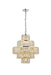 Maxime 13-Light Chandelier in Chrome with Golden Teak (Smoky) Royal Cut Crystal