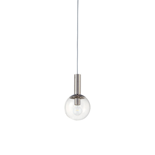 Bubbles 8 Inch 1-Light Pendant in Polished Nickel