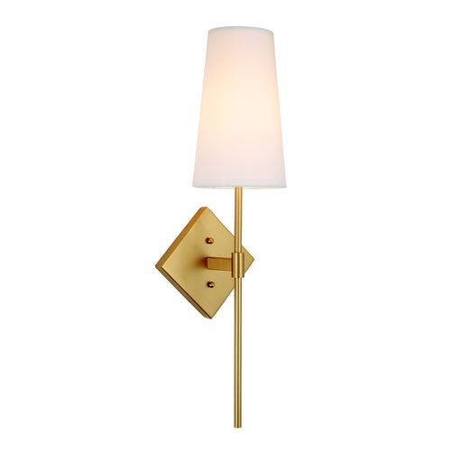 Benny 1-Light Wall Sconce in Satin Brass