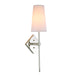Benny 1-Light Wall Sconce in Polished Nickel