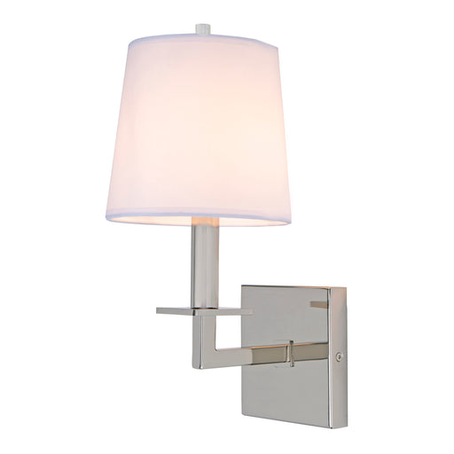 Lyle Empire 1-Light Sconce in Polished Nickel