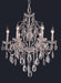 St. Francis 6-Light Chandelier in Chrome with Clear Royal Cut Crystal
