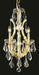 Maria Theresa 4-Light Chandelier in Gold with Clear Royal Cut Crystal