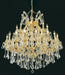 Maria Theresa 24-Light Chandelier in Gold with Clear Royal Cut Crystal