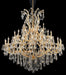 Maria Theresa 41-Light Chandelier in Gold with Clear Royal Cut Crystal