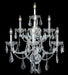 Maria Theresa 7-Light Wall Sconce in Chrome with Clear Royal Cut Crystal