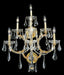 Maria Theresa 7-Light Wall Sconce in Gold with Clear Royal Cut Crystal
