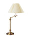 One Light Table Lamp In Antique Brass