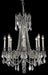 Rosalia 8-Light Chandelier in Pewter with Clear Royal Cut Crystal