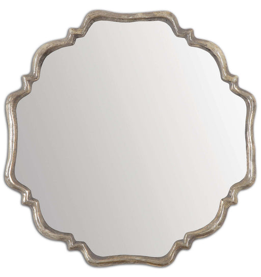 Uttermost's Valentia Silver Mirror Designed by Grace Feyock