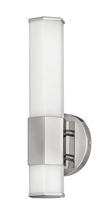 Facet Small LED Sconce in Polished Nickel