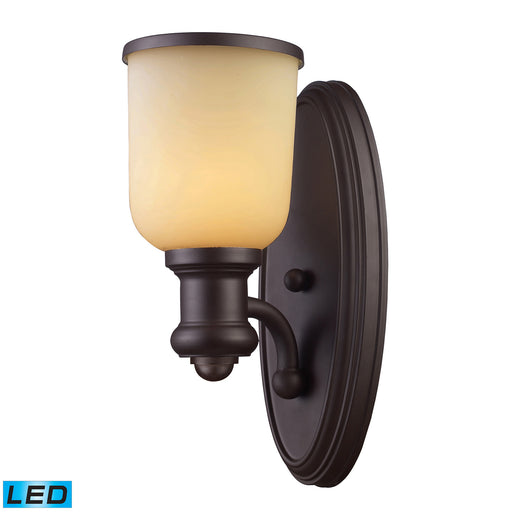 Brooksdale 1-Light Wall Lamp in Oiled Bronze