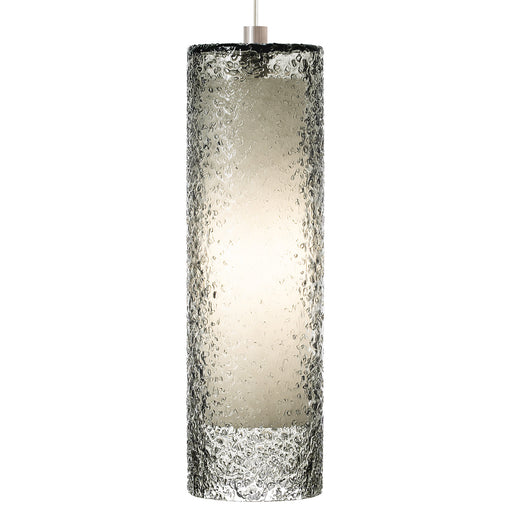 Rock Candy Cylinder 1 Light Pendant in Satin Nickel - Lamps Expo
