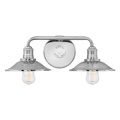 Rigby Two Light Vanity in Polished Nickel