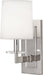 Alice Wall Sconce in Polished Nickel Finish - Lamps Expo
