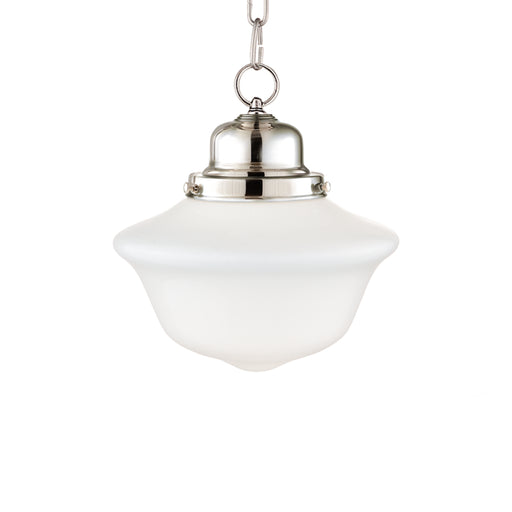 Edison Collection 1 Light Pendant in Polished Nickel - Lamps Expo