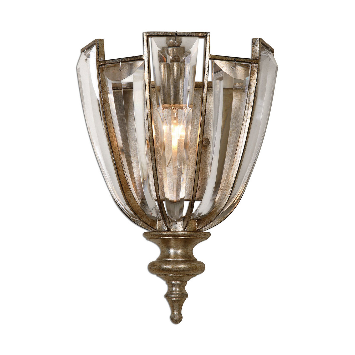 Uttermost's Vicentina 1 Light Crystal Wall Sconce