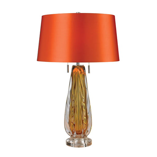 Modena Free Blown Glass 2-Light Table Lamp