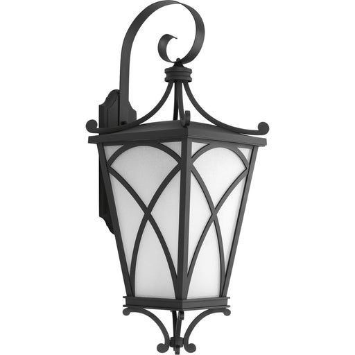 12" 1-Light Wall Lantern in Black - Lamps Expo