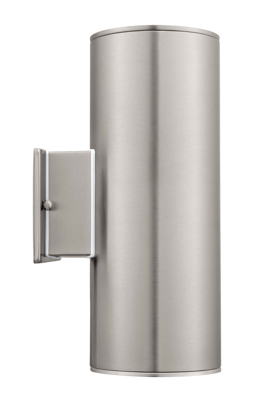 Ascoli 2x75W Outdoor Wall Light With Stainless Steel Finish & Clear Glass
