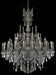 Rosalia 45-Light Chandelier in Pewter with Clear Royal Cut Crystal