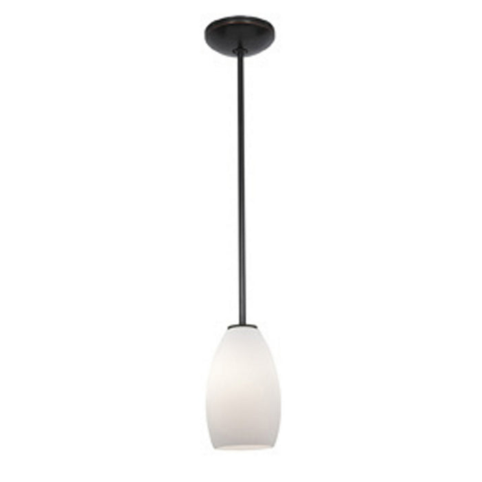Champagne 1-Light Downrod Pendant - Lamps Expo
